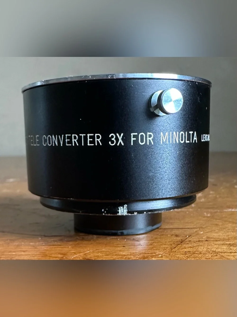 Asanuma Auto Tele Converter X3 Lens For Minolta Automatic Camera Made In Japan